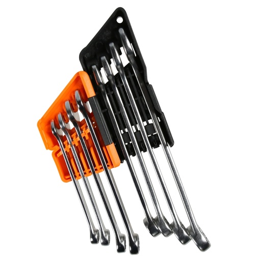 Beta | 42INOX/SC8 | Set van 8 roestvaststalen combinatiesleutels met compacte houder | 000420388