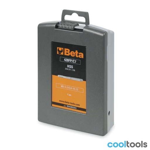 Beta | 428FP/C7 | Machinetappenset 7-delig HSS, doorlopende gaten | 004280203