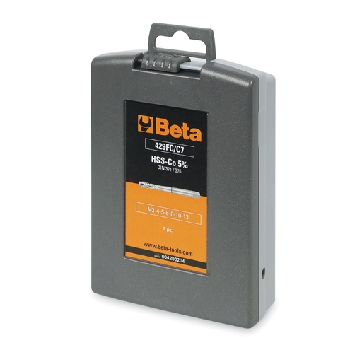 Beta | 429FC/C7 | Machinetappenset 7-delig HSS-CO 5%, blinde gaten | 004290204