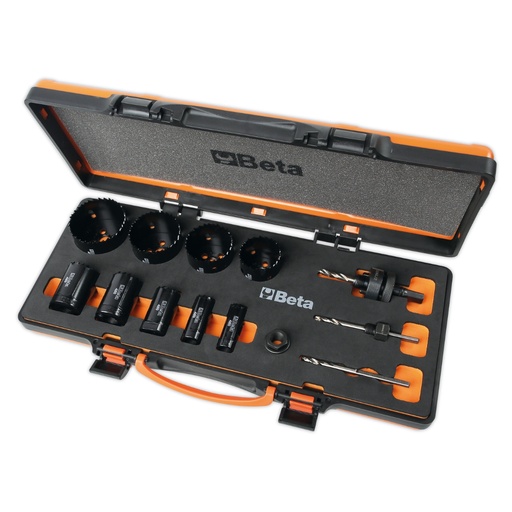 Beta | 450/C13 | Gatzagenset 13-delig voor installateurs, kunststof koffer | 004500310
