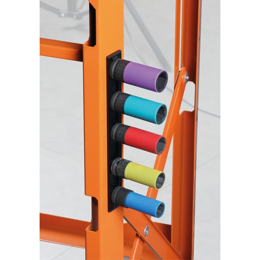Beta | 720LC/PM5 | Krachtdoppenset voor wielmoeren, 5-delig, met polymeer hulzen, magnetisch | 007200646