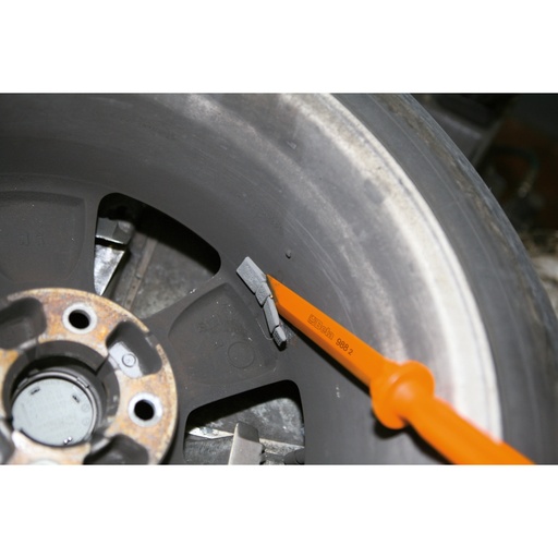 Beta | 988/K4 | Platte beitels, krasbestendig kunststof, 4-delige set | 009880104