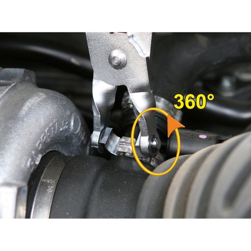 Beta | 1472FC | Clic® klembandtang met draaibare bekken | 014720090
