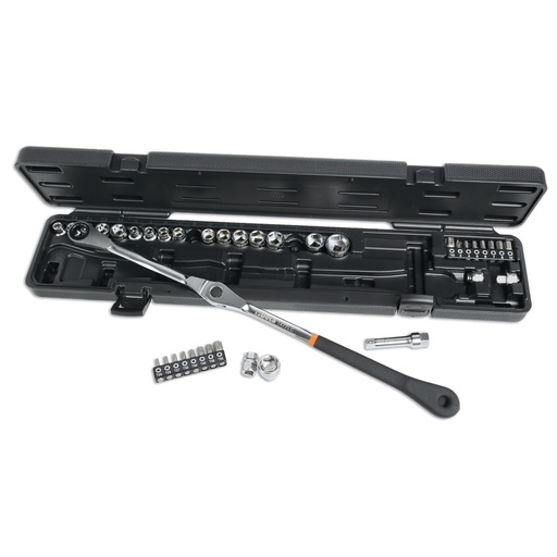 Beta | 1477/C38 | Ratelsleutelset met korte doppen voor riemspanners | 014770338