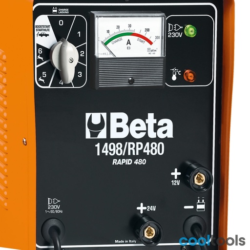 Beta | 1498/RP380 | Starthulp en acculader, 12/24 V | 014980750
