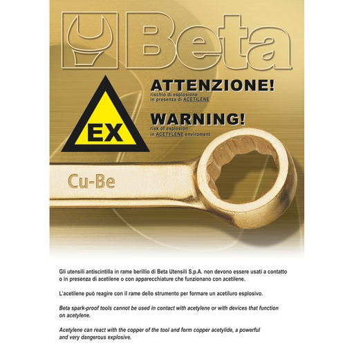 Beta | 1737BA | Vonkvrije draadborstel | 017370801