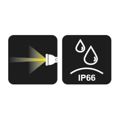 Beta | 1833XS/2 | LED-inspectiezaklamp geanodiseerd aluminium