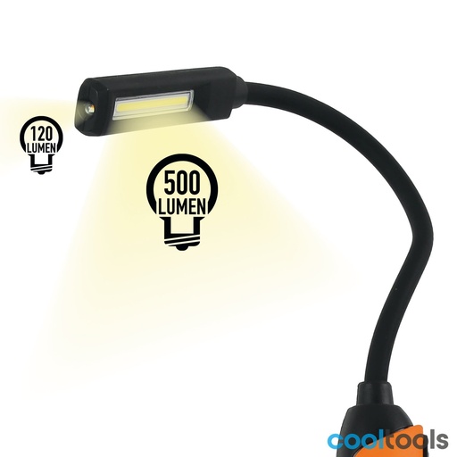 Beta | 1838F | Magnetische LED-lamp met flexibele kop, oplaadbaar