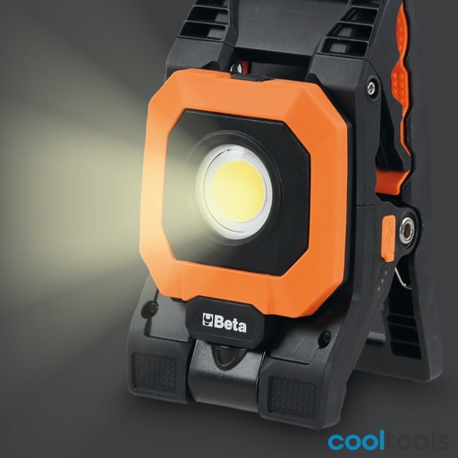 Beta | 1838CLAMP | LED-klemspot, 4 lichtsterktes, USB-oplaadbaar