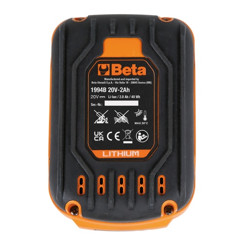 Beta | 1994B 20V-2AH | Accu lithium-ion, 20V, 2 Ah