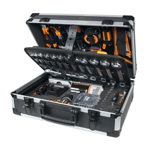 Beta | 2056E 12V/19P | Gereedschapskoffer 146-delig met 12V schroefmachine | 020566032