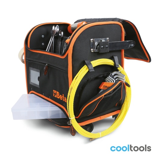 Beta | C8B | Verrijdbare gereedschapstas van technisch textiel voor de elektricien | 021080300