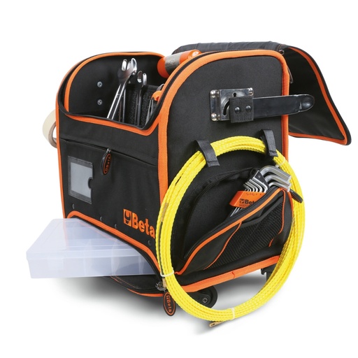 Beta | C8B | Verrijdbare gereedschapstas van technisch textiel voor de elektricien | 021080300