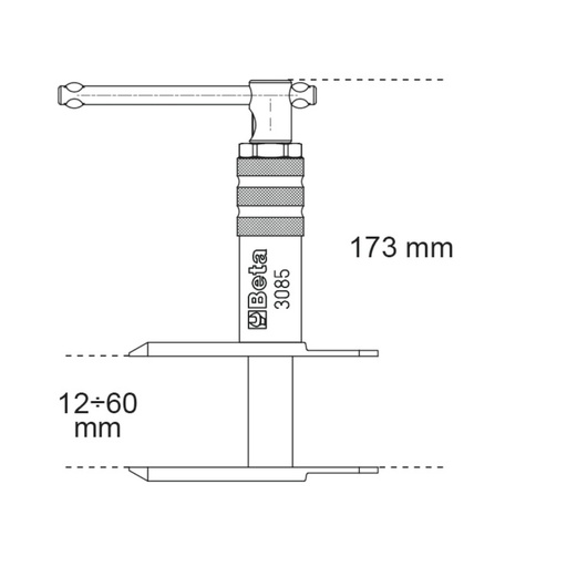 Beta | 3085 | Gereedschap voor uittrekken van remzuigers | 030850010