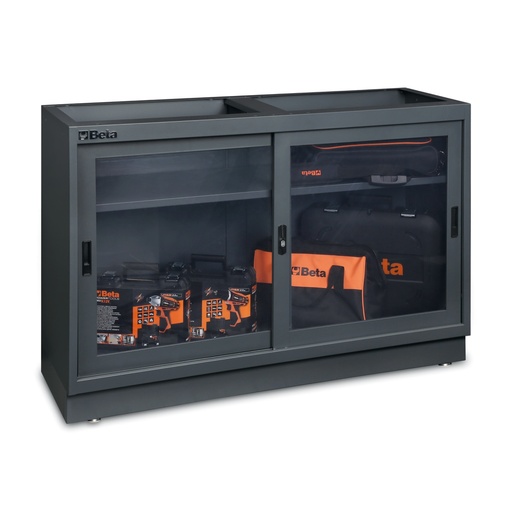 Beta | C45PRO | Vaste module met 2 polycarbonaat deuren, 1360 mm | 2.0 MAT | 045000230