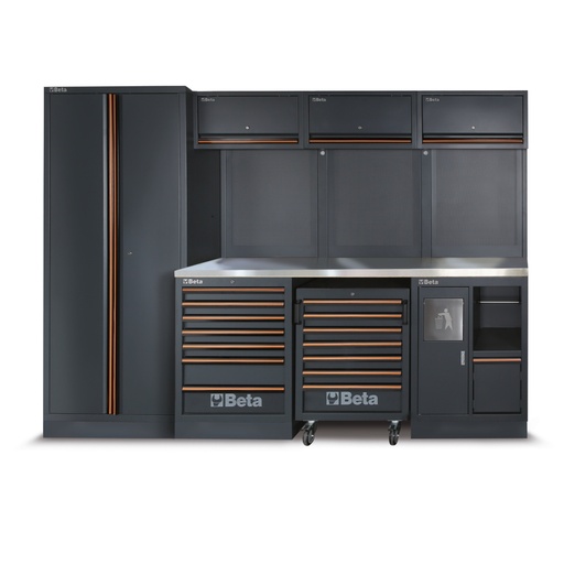 Beta | C45PRO | Werkplaatscombinatie X met 267 Automotive gereedschappen | 2.0 X/267UT | 045009157