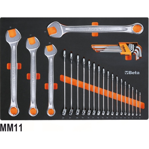 Beta | 5945VUM | Assortiment 199 gereedschappen in EVA-foam inlegbakken | 059451011