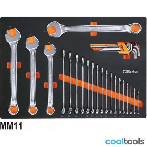 Beta | 5945VUM | Assortiment 199 gereedschappen in EVA-foam inlegbakken | 059451011
