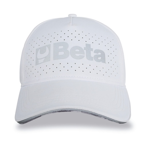 Beta | 9525WB | Baseballcap met gebogen klep, wit | 095251032