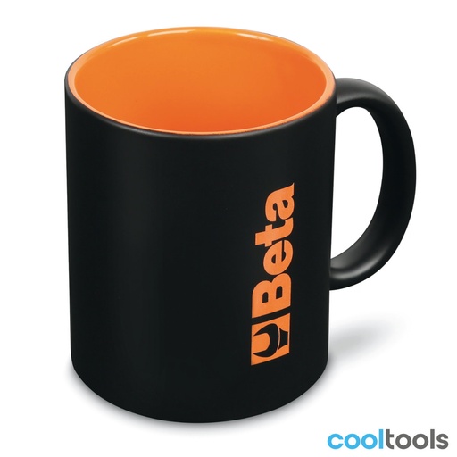 Beta | 9527T | Beker, keramiek, met gelaserd logo, zwart | 095270030
