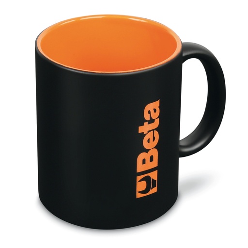 Beta | 9527T | Beker, keramiek, met gelaserd logo, zwart | 095270030