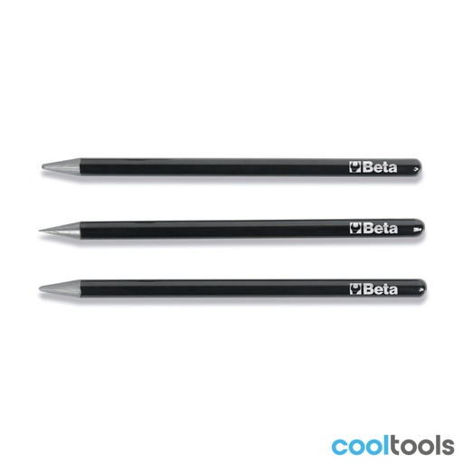 Beta | 9592MG/3 | Etui met 3 volledig grafieten potloden, zwart | 095920103