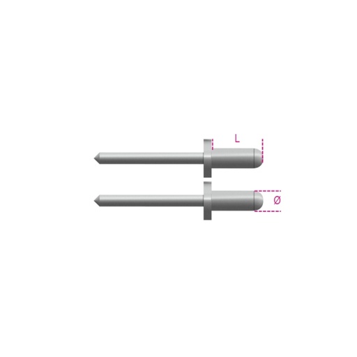 Beta | 1741RV/K | Aluminium nagels