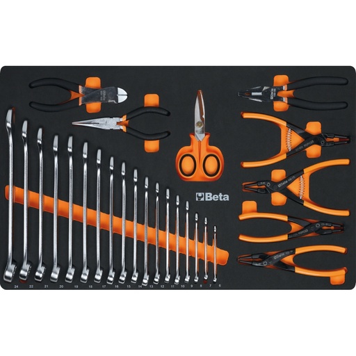 Beta | RSC24/7-VAS | Gereedschapswagen met 7 laden en 223-delig assortiment
