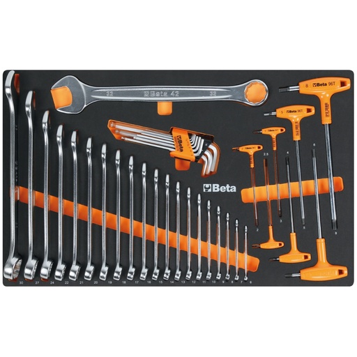 Beta | RSC24/7-VIS | Gereedschapswagen met 7 laden en 224-delig assortiment