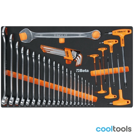 Beta | RSC24/7-VIS | Gereedschapswagen met 7 laden en 224-delig assortiment