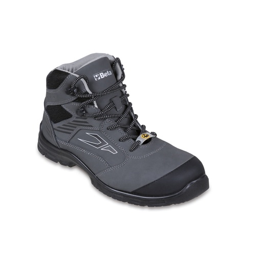 Beta | 7218G | Veiligheidsenkelschoen nubuck, waterafstotend, slijtvaste neusinzetstukken, snelopeningssysteem