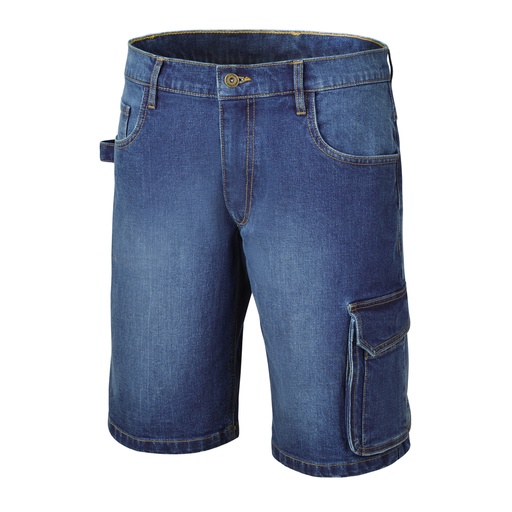 Beta | 7529 | Stretch korte spijkerbroek, 98% katoen 2% stretch, slim fit