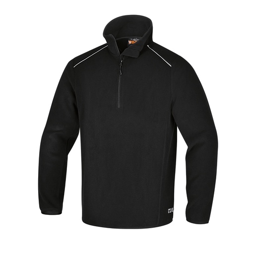 Beta | 7636N | Microfleece trui met korte rits