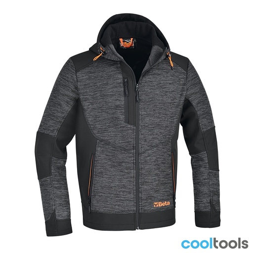 Beta | 7637G | Technisch fleece-sweatshirt met softshell-inzetstukken
