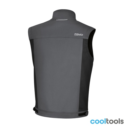 Beta | 7937MG | Bodywarmer, 100% katoen, grijs