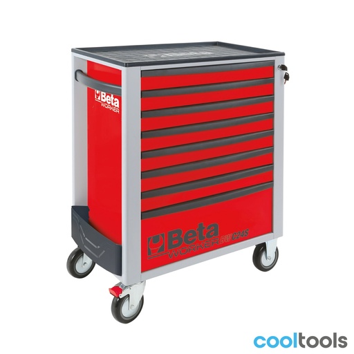 Beta | 2400S 8/E-L | Gereedschapswagen met 8 laden en 398-delig assortiment