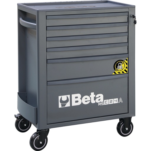 Beta | RSC24A/6 | Gereedschapswagen met 6 laden, met anti-omvalsysteem
