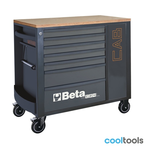 Beta | RSC24L-CAB | Verrijdbare werkbank met 7 laden en afsluitbare kast