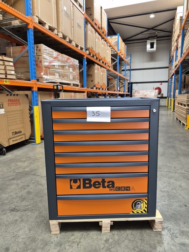 Beta | RSC24A/8 | Gereedschapswagen met 8 laden, met anti-omvalsysteem – Tweede keus #02 | 024004181-TK02