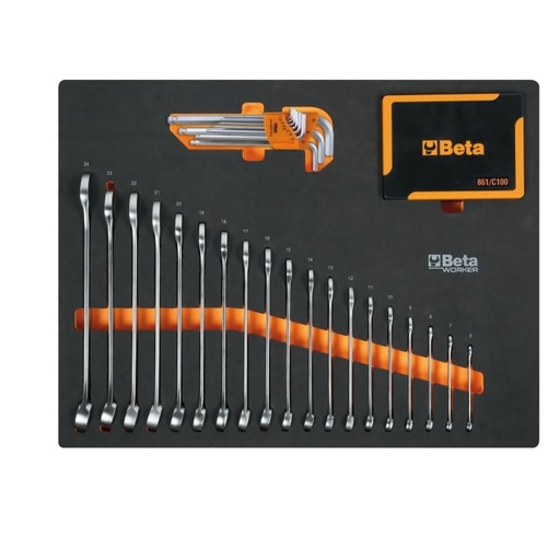 Beta | BW 5945/2026 | Gereedschapsassortiment 267-delig in EVA-schalen voor C45PRO 2.0