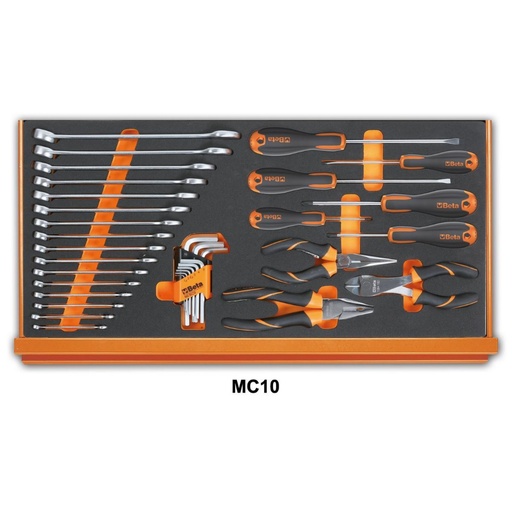 Beta | 5927VU/M | Assortiment 108 universele gereedschappen in EVA-foam inlegbakken | 059271021
