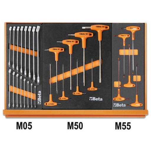 Beta | 5980U/BIKE-M | Assortiment 106 fietsgereedschappen in EVA-foam inlegbakken | 059801050