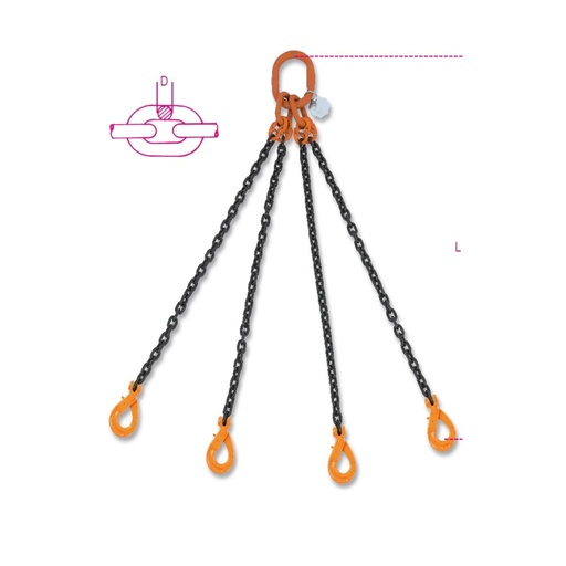 Beta | 8094SL | Kettingleng 4 sprong, zelfsluitende haken, grade 8