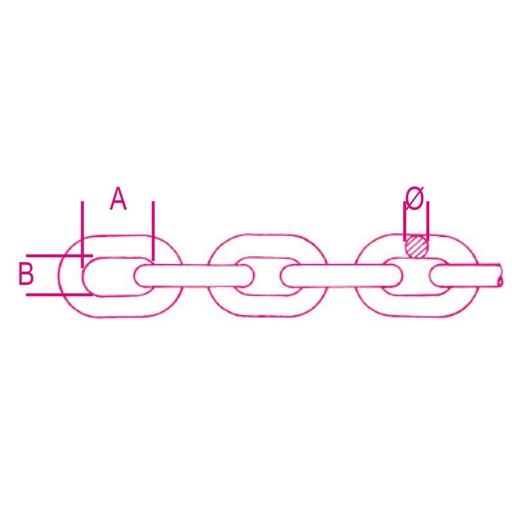Beta | 8100/G10 | Hijsketting, staallegering met hoge treksterkte, grade 10
