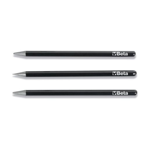 Beta | 9592MG/3 | Etui met 3 volledig grafieten potloden, zwart | 095920103