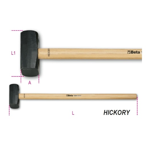 Beta | 1381 | Voorhamer met hickory steel