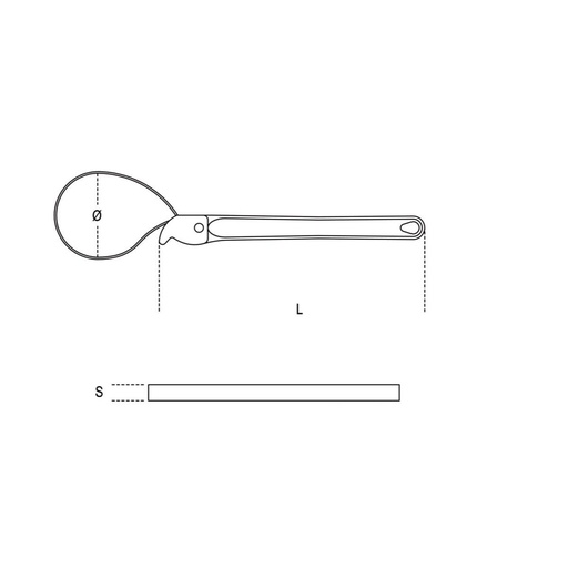 Beta | 383 | Spanbandsleutel met smeedstalen arm