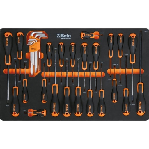 Beta | BW 2400S G7/E-S | Gereedschapswagen 7 laden met 240-delig assortiment, antraciet