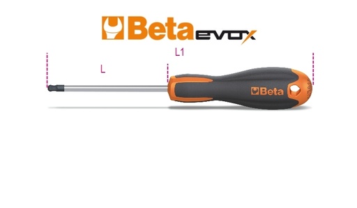 Beta | 1206E/BP | Evox schroevendraaiers met kogelkop