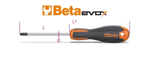 Beta | 1207E/TX | Evox schroevendraaiers voor Torx schroeven
